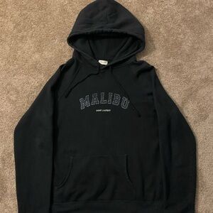 Saint Laurent Malibu Black Hoodie